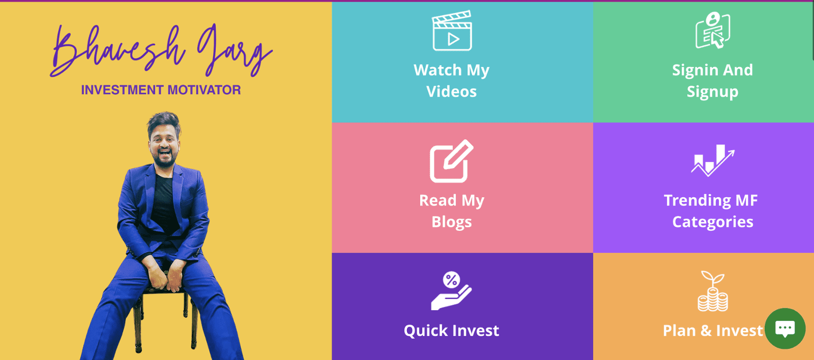 How to make a website to sell Mutual Funds